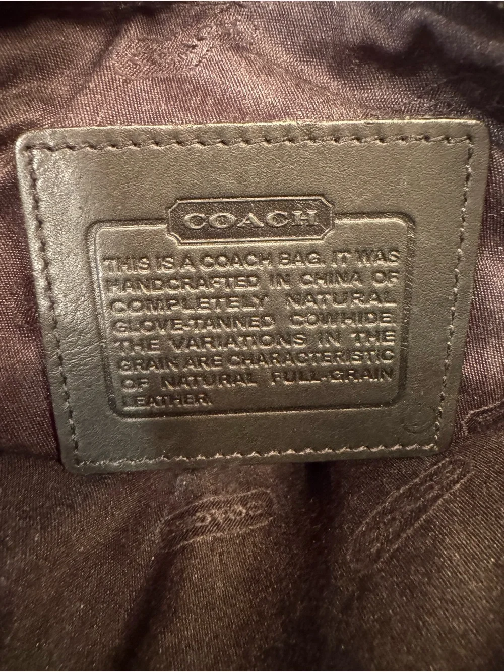VINTAGE RARE Coach Black Leather Dome Cosmetic Case Pouch Style 6988